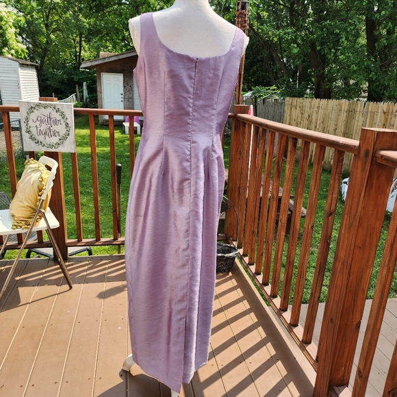 Jeanne Alesander Elegant Lavender Sleeveless Formal Dress Size 8 - Picture 5 of 12